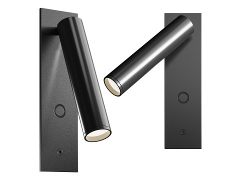 Applique da parete a LED per testiera Haim Aimable Modello 3D