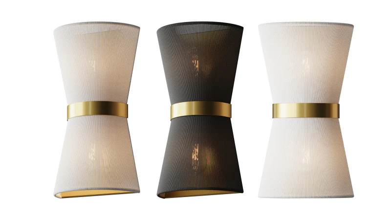 Arandela Halia Modelo 3D .c4d .max .obj .3ds .fbx .stl .blend 