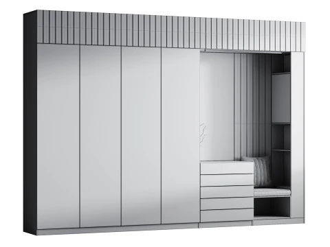 廊下01 3Dモデル