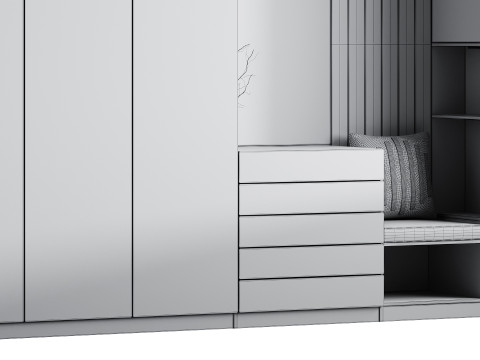 廊下01 3Dモデル