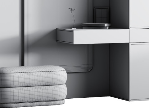 廊下03 3Dモデル