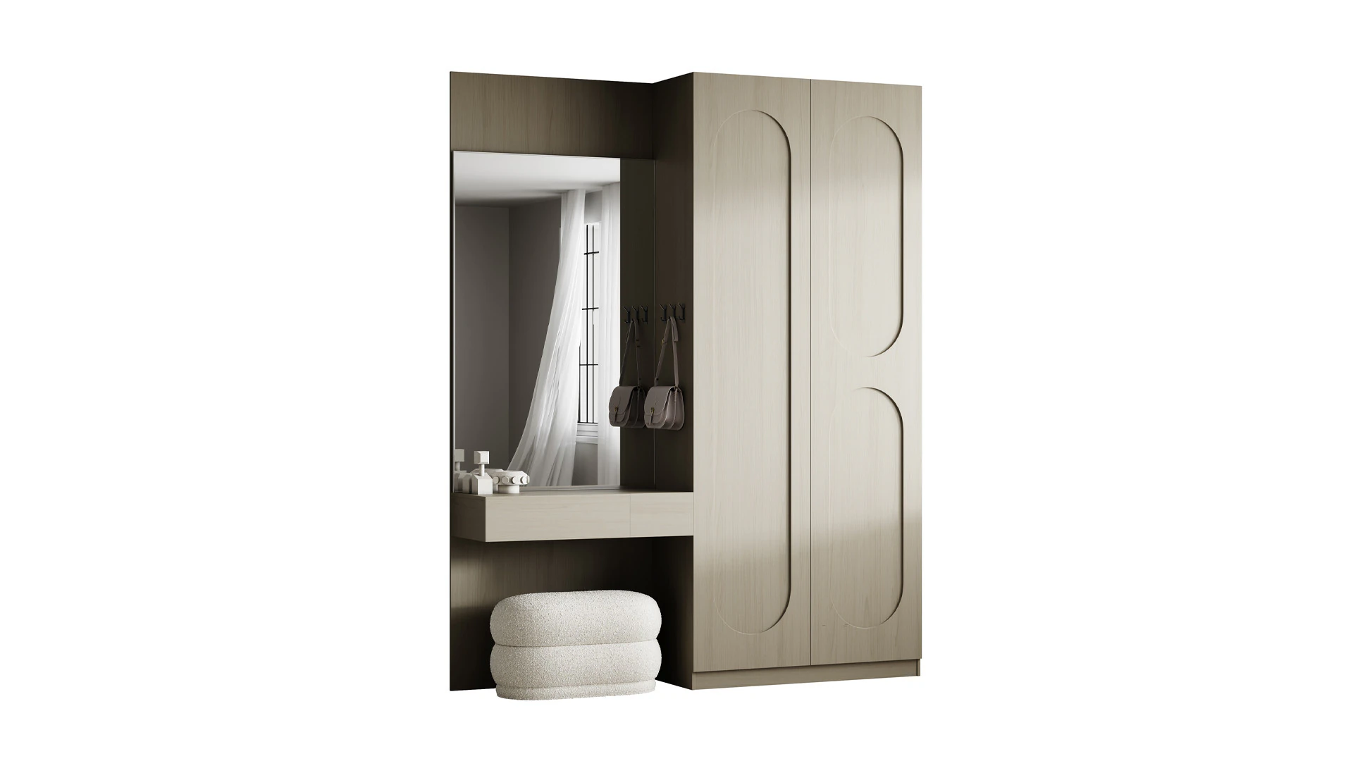 Hallway 05 3D Model .c4d .max .obj .3ds .fbx .stl .blend 