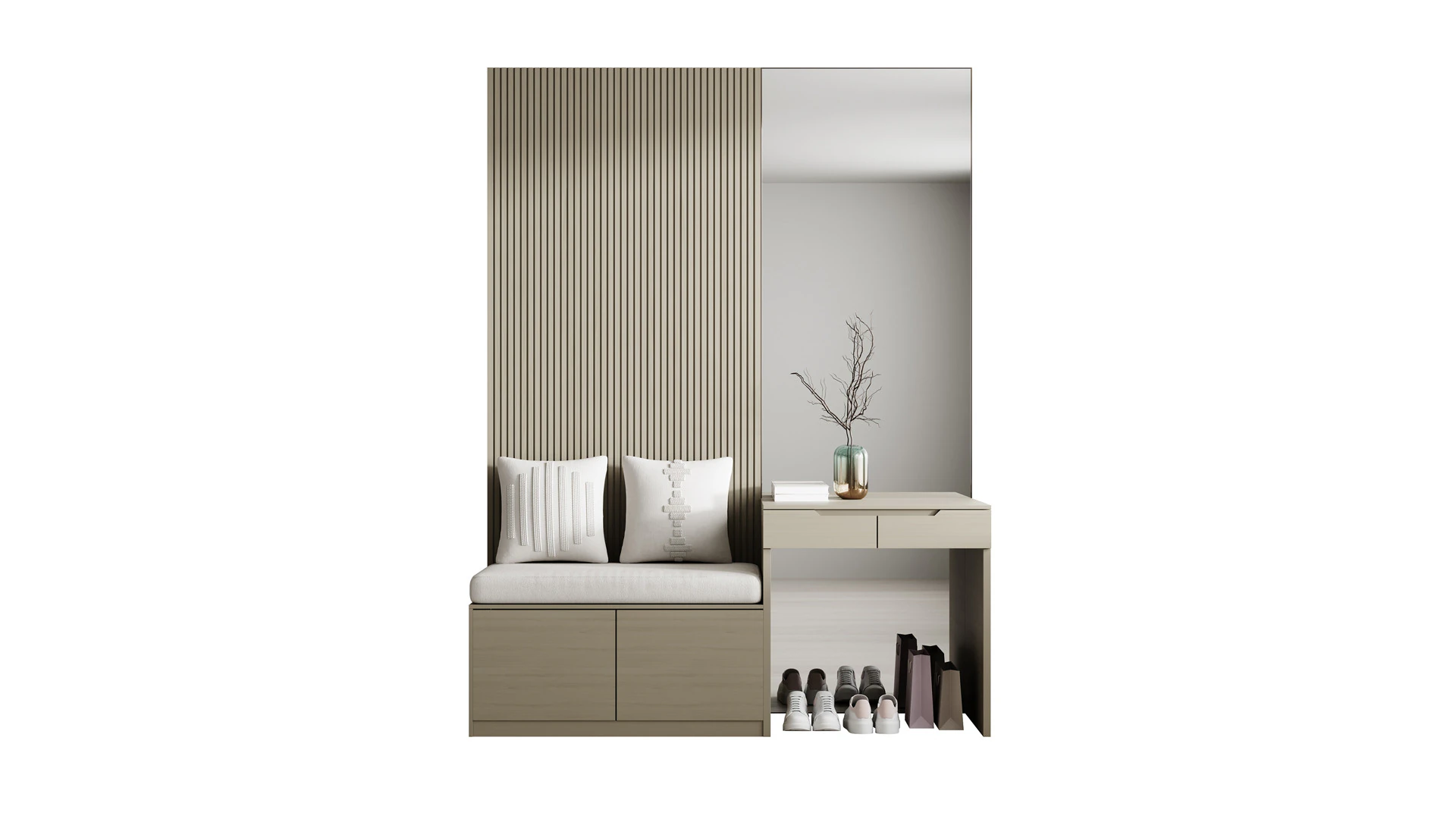 Hallway 06 3D Model .c4d .max .obj .3ds .fbx .stl .blend 