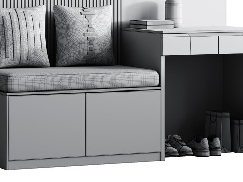 廊下06 3Dモデル