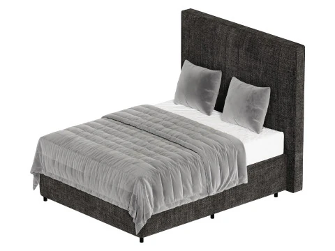 Cama Harlem - Reina Modelo 3D