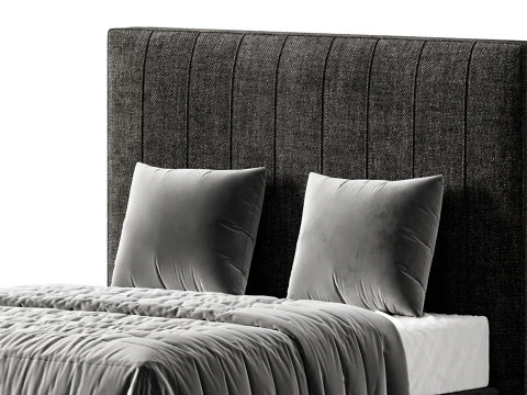 Cama Harlem - Reina Modelo 3D