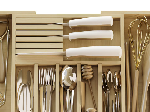 Aksesoris Dapur Model 3D