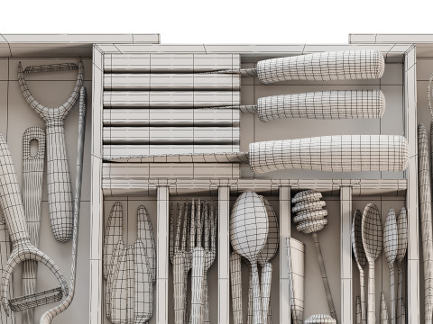 Aksesoris Dapur Model 3D