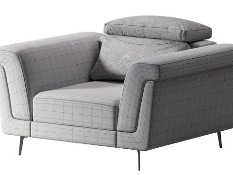 Poltrona Laurence Modello 3D