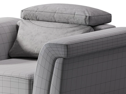 Poltrona Laurence Modello 3D