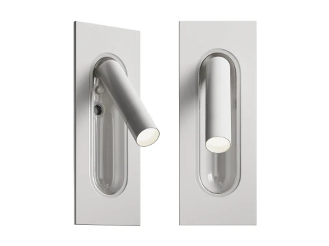 Tempat Lilin Dinding LED Ledtube RSC Model 3D