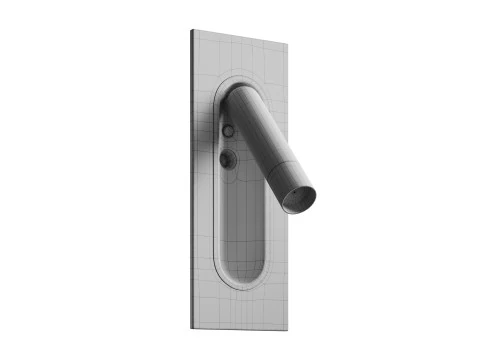 Tempat Lilin Dinding LED Ledtube RSC Model 3D