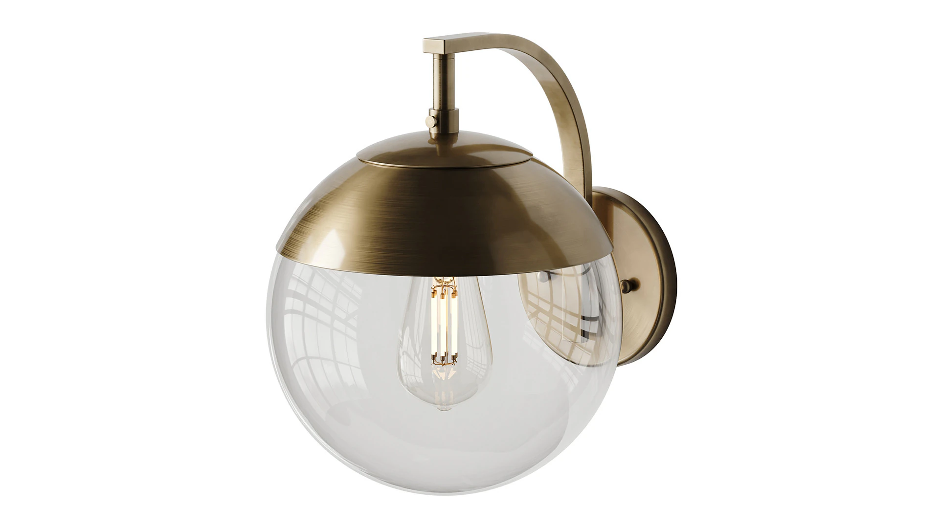 Tempat Lilin Globe Bening Abad Pertengahan Model 3D .c4d .max .obj .3ds .fbx .stl .blend