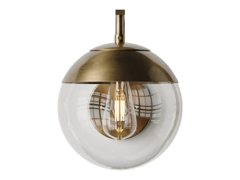 Tempat Lilin Globe Bening Abad Pertengahan Model 3D