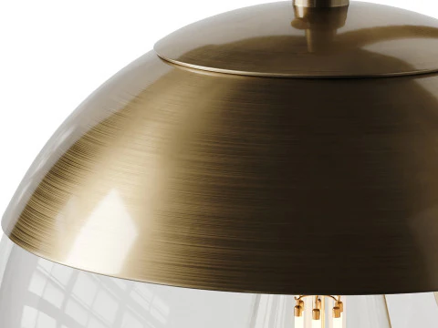 Tempat Lilin Globe Bening Abad Pertengahan Model 3D