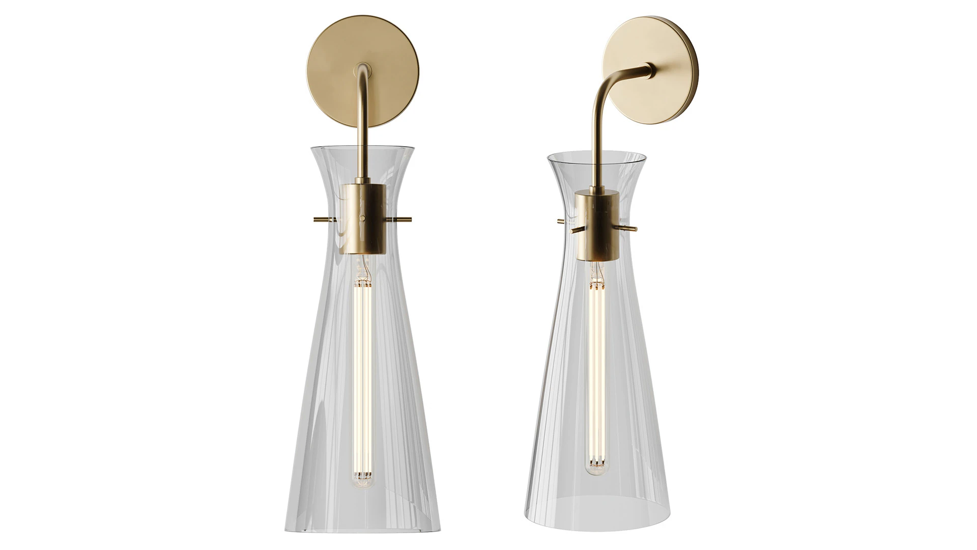 Sconce minimalista Modello 3D .c4d .max .obj .3ds .fbx .stl .blend