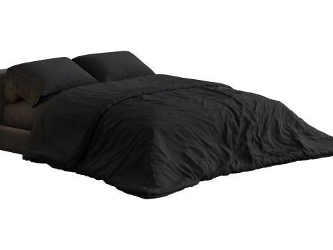 Минималистичная Современная Кровать 3D Модель