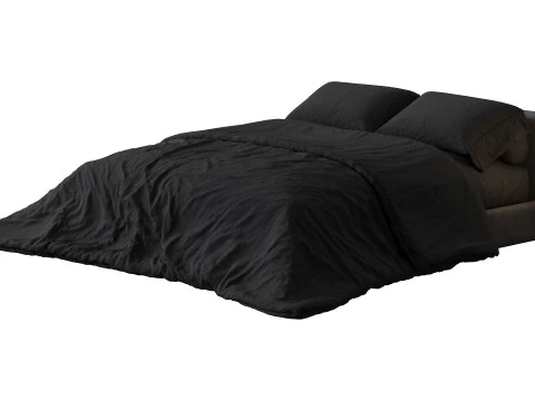 Минималистичная Современная Кровать 3D Модель