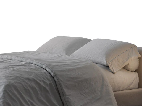 Минималистичная Современная Кровать 3D Модель