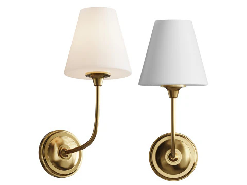 Lampada da bagno moderna Charleston Modello 3D