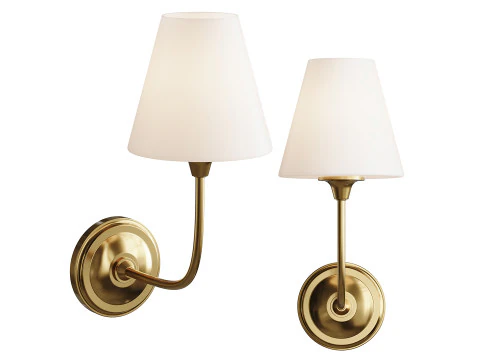 Lampada da bagno moderna Charleston Modello 3D