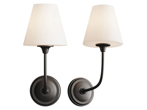 Lampada da bagno moderna Charleston Modello 3D