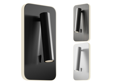 Private 1 Rectangular LED Wall Sconce 3D Model