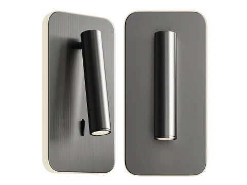 Private 1 прямокутне світлодіодне настінне бра 3D Модель