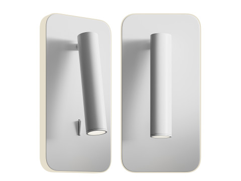 Private 1 Rectangular LED Wall Sconce 3D Model