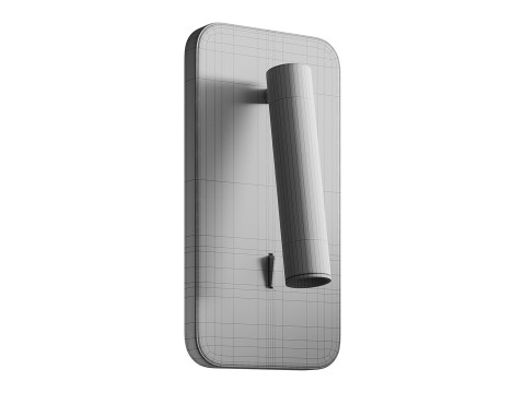 Private 1 Rectangular LED Wall Sconce 3D Model
