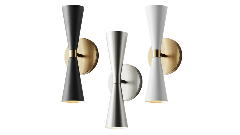 Sanduhr Sconce 3D Model .c4d .max .obj .3ds .fbx .stl .blend 