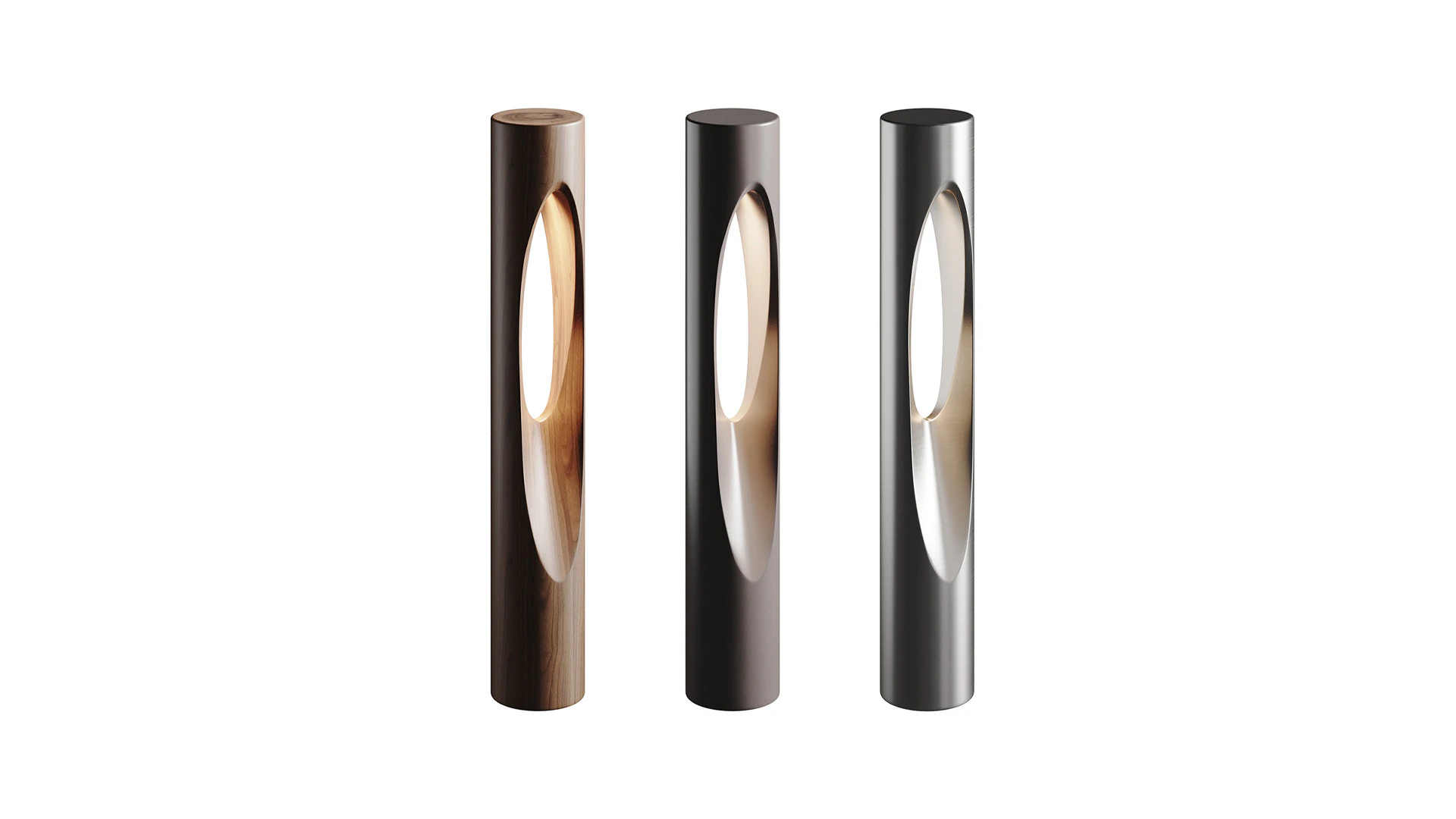 スクープLEDボラード 3Dモデル .c4d .max .obj .3ds .fbx .stl .blend