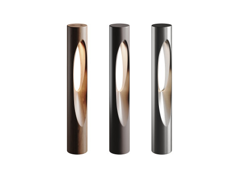 Paletto LED Scoop Modello 3D