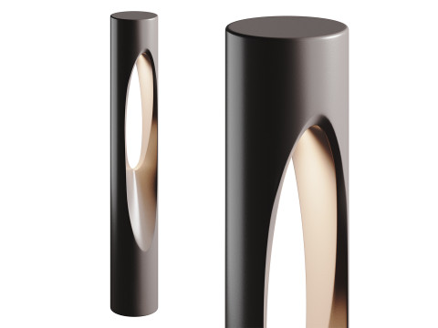 Scoop LED Bollard 3D Model