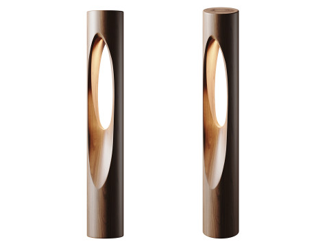 Scoop LED Bollard 3D Model