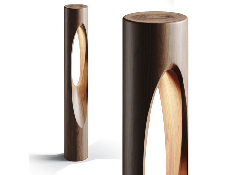 Scoop LED Bollard 3D Model