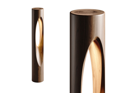 Scoop LED Bollard 3D Model