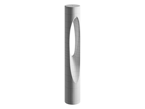 Scoop LED Bollard 3D Model
