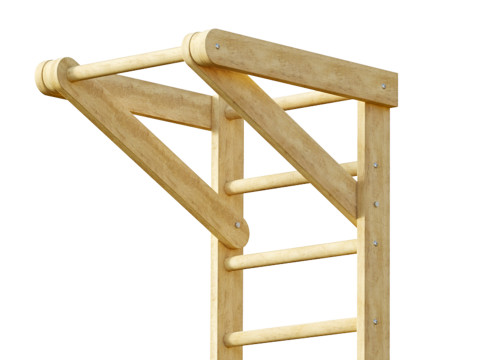 Tembok Swedia dengan Horizontal Bar Sport 1-220 Model 3D