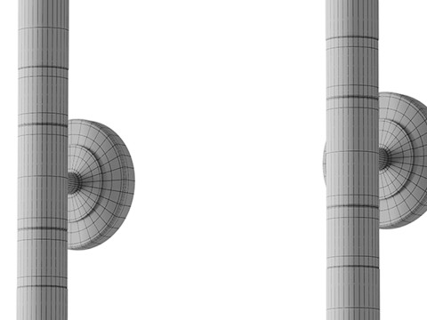 Thadeo Double Sconce 3D Model