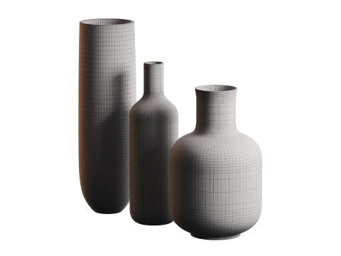 Vasen-Set 3D Modell