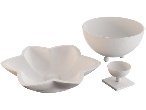 꽃병 세트 2 3D 모델