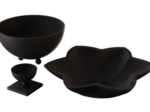 花瓶セット 2 3Dモデル