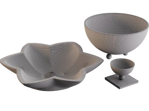 花瓶セット 2 3Dモデル