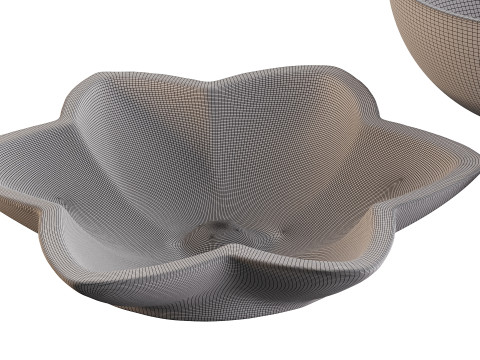 꽃병 세트 2 3D 모델