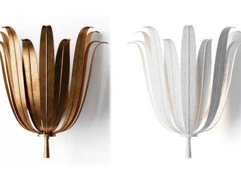 Vicenzio Leaf Wandleuchte 3D Modell