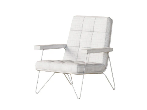 Zeus Leather Armchair 3D Model