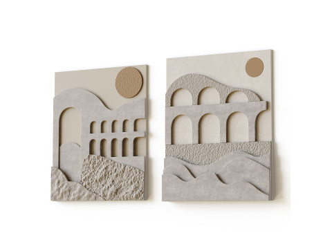 3d Wall Mural 3D Model