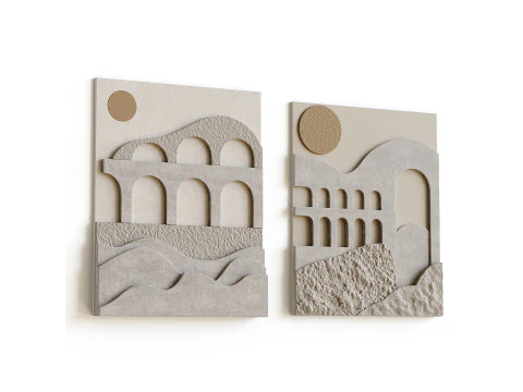 3D壁画 3Dモデル