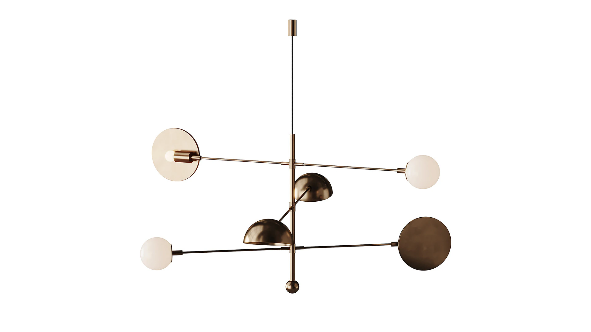 101 Copenhagen Sahn Chandelier 3D Model .c4d .max .obj .3ds .fbx .stl .blend 
